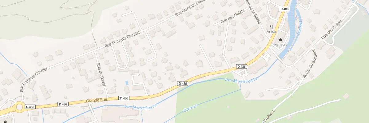 Plan du 44 Grand Rue à La Bresse