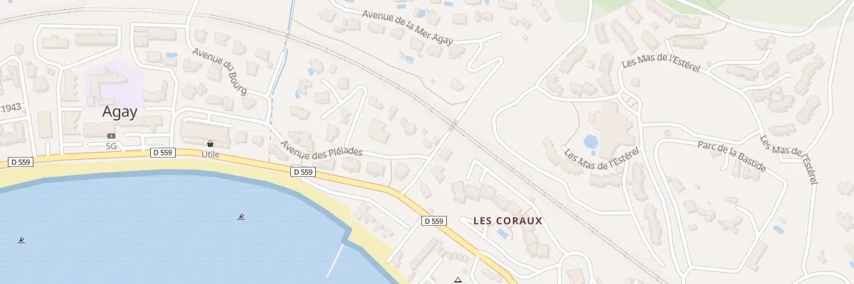 Plan du 64 Av des Pléiades à Saint-Raphaël