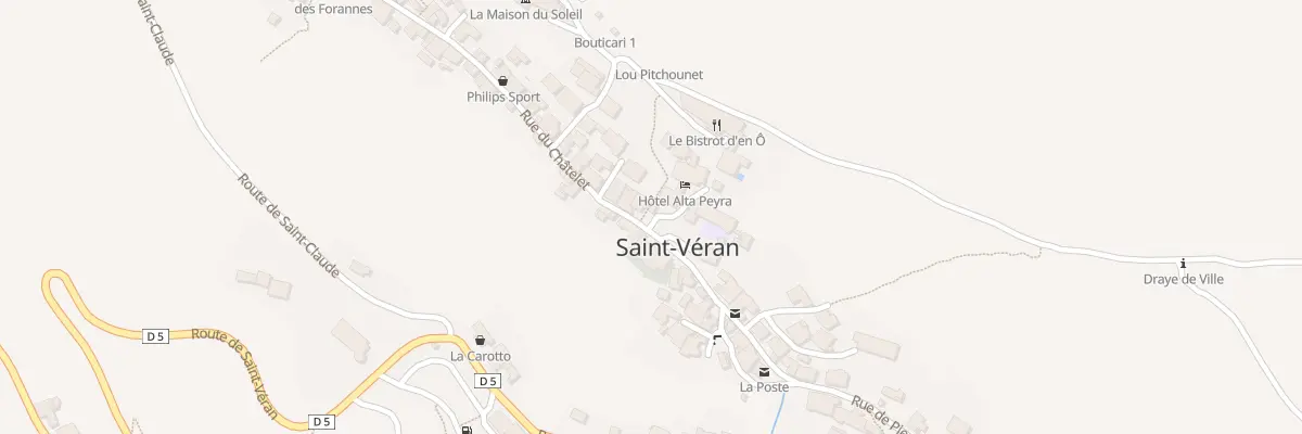 Plan du 216 Rue de la Ville à Saint-Véran