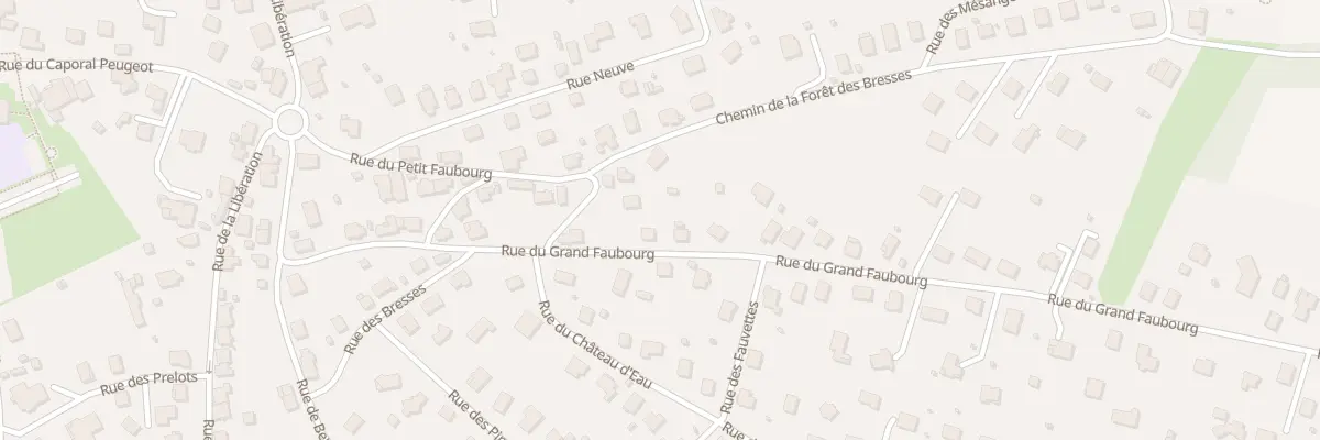 Plan du 21 Rue du Grand Faubourg à Étupes