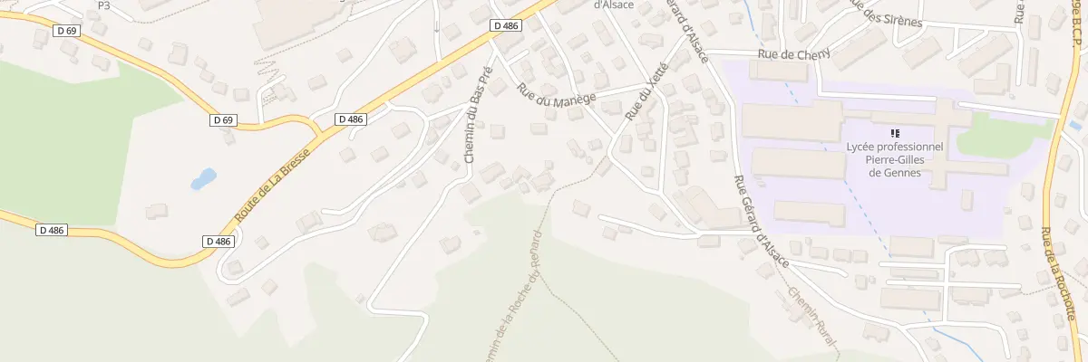 Plan du 11B Che du Bas Pré à Gérardmer