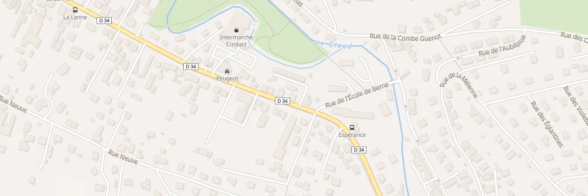 Plan du 8 Rue du Gen Leclerc à Seloncourt