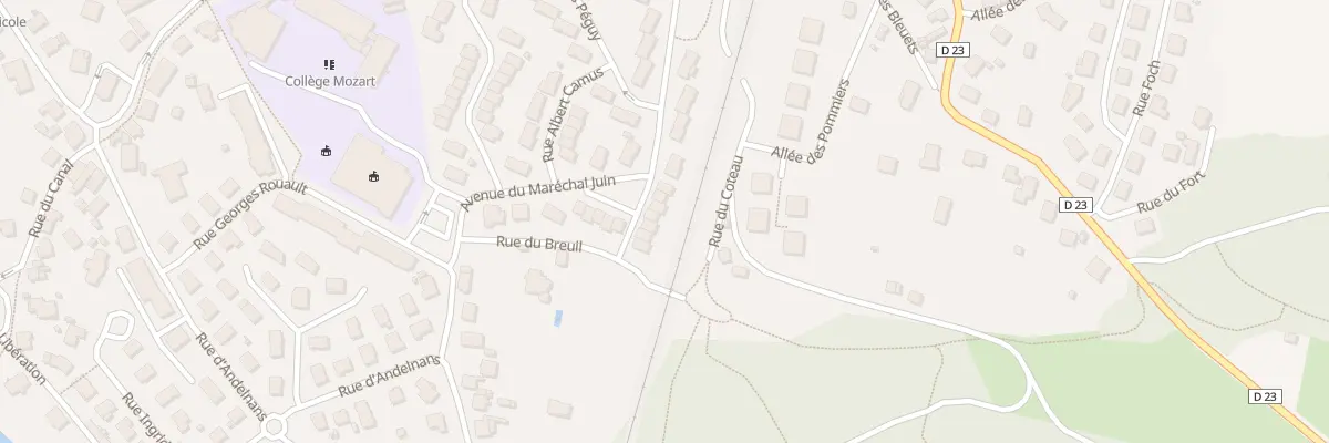 Plan du 5 Rue Jean-Sébastien Bach à Danjoutin