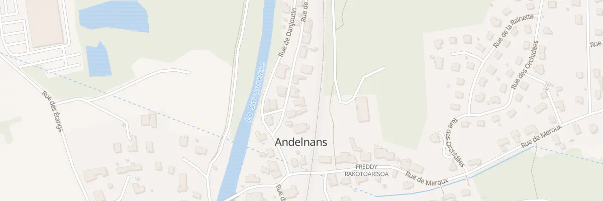 Plan du 10 Rue de la Forêt à Andelnans