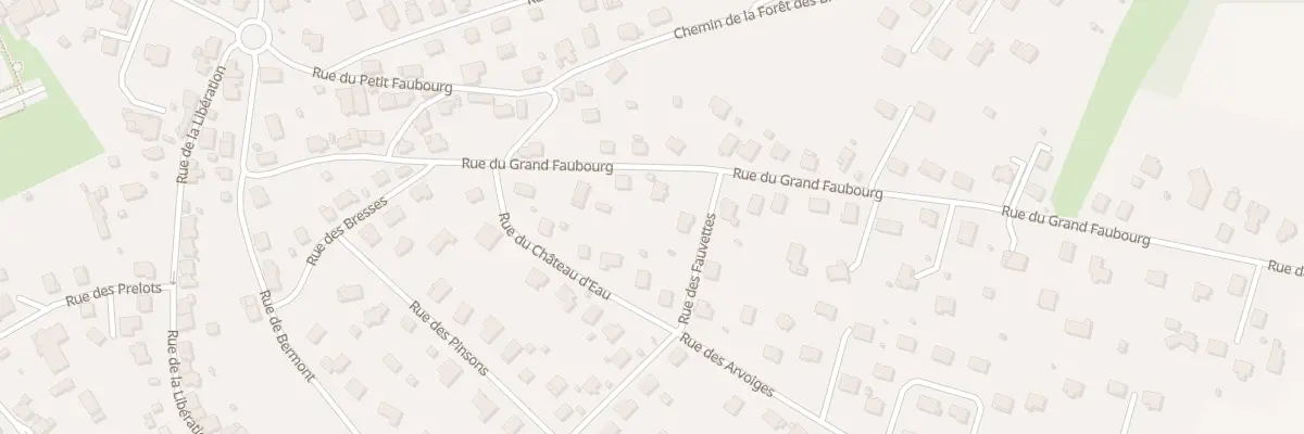 Plan du 20 Rue du Grand Faubourg à Étupes