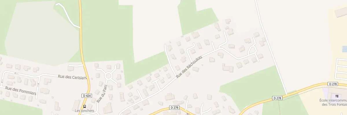 Plan du 4 All des Bannots à Brognard