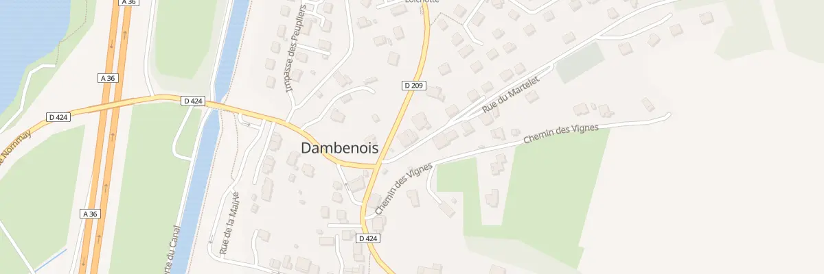 Plan du 1B Rue du Martelet à Dambenois