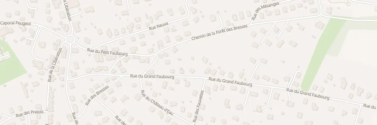 Plan du 23 Rue du Grand Faubourg à Étupes