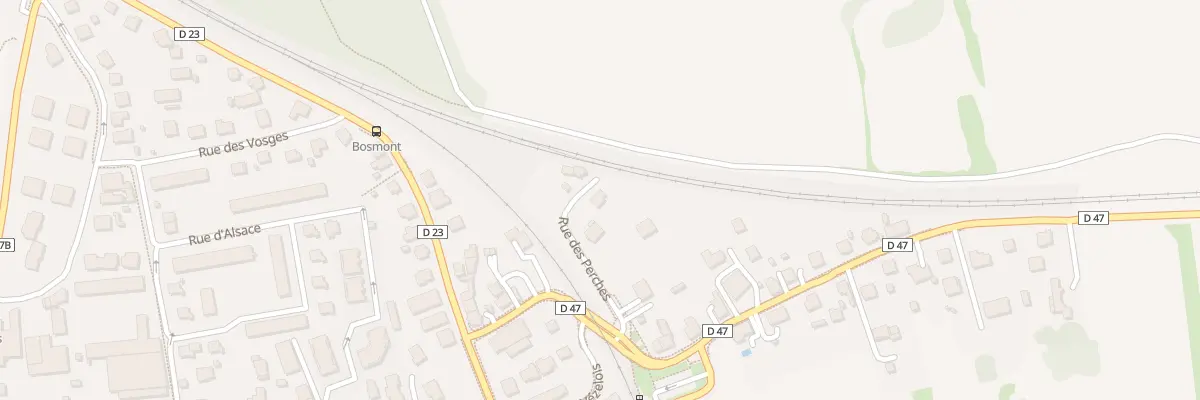 Plan du 6 Rue des Perches à Danjoutin