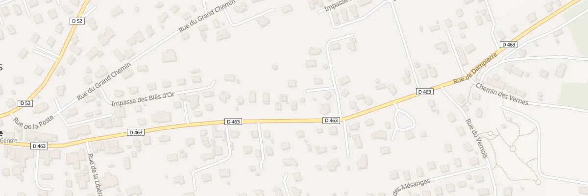 Plan du 15B Rue de Dampierre à Étupes