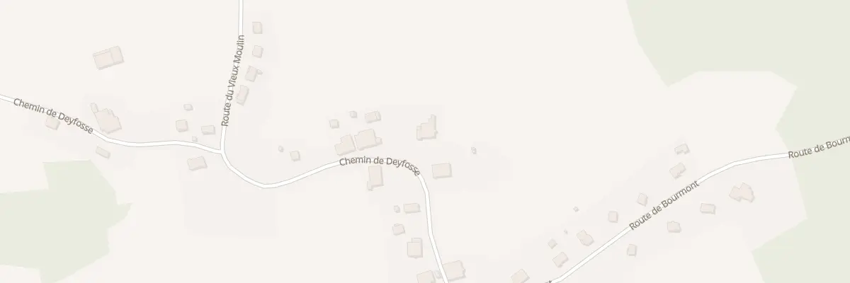 Plan du 166 Che de Deyfosse à Nompatelize