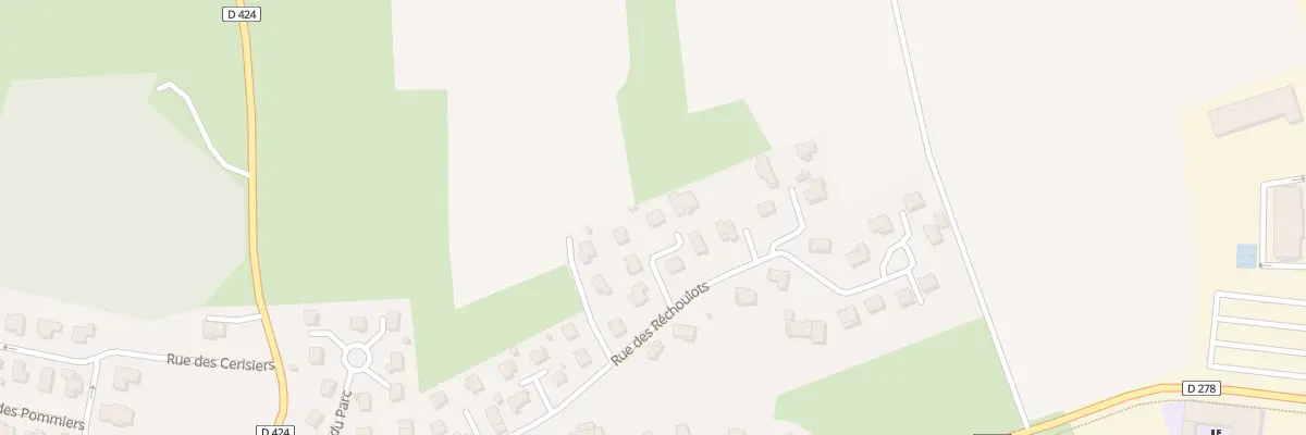 Plan du 4 All des Guénelots à Brognard