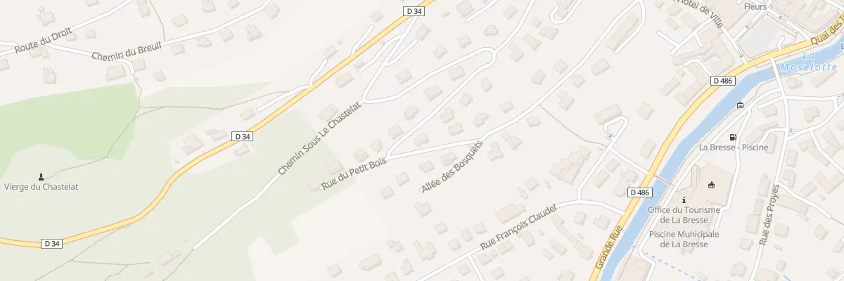 Plan du 18 Rue du Petit Bois à La Bresse