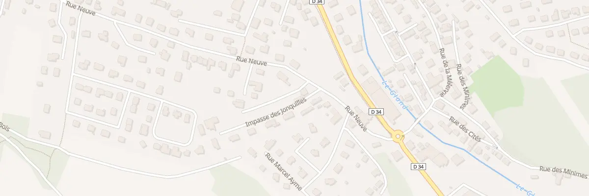 Plan du 23 Rue Neuve à Seloncourt