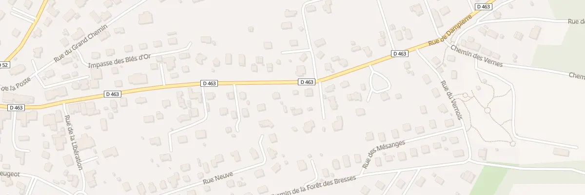 Plan du 30 Rue de Dampierre à Étupes