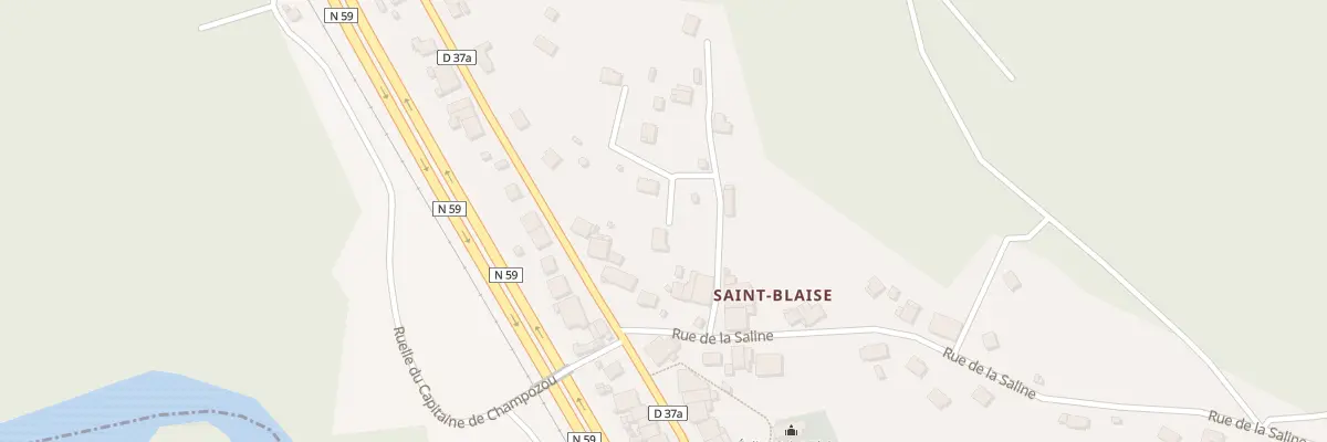 Plan du 117 Rue De La Creuse à Moyenmoutier