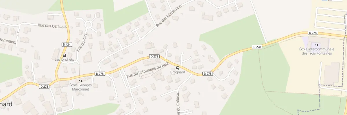 Plan du 18 Rue de la Croze à Brognard