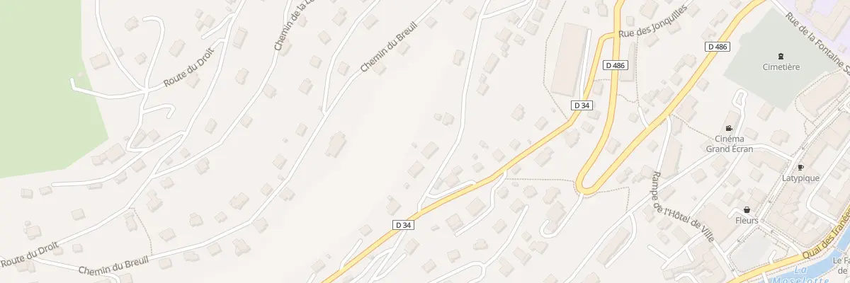 Plan du 5 Che du Breuil à La Bresse