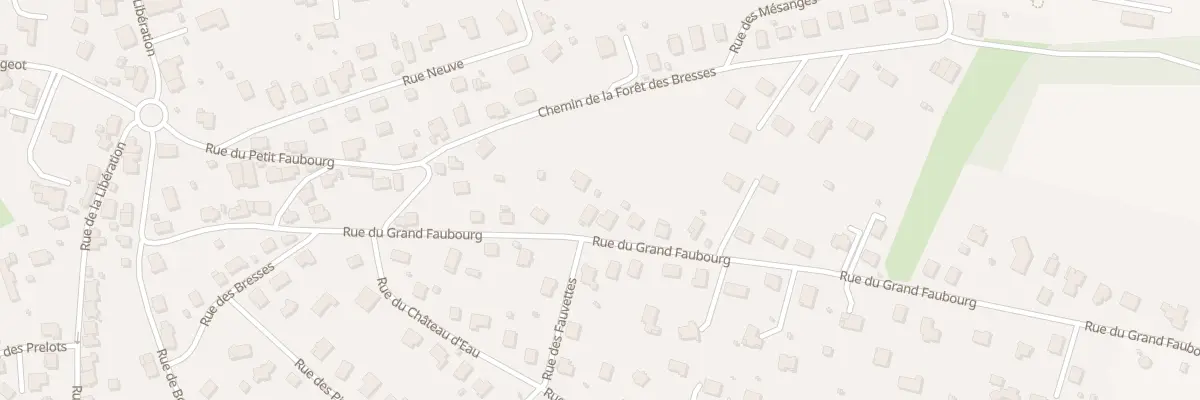 Plan du 25 Rue du Grand Faubourg à Étupes