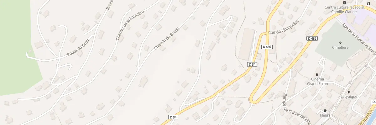 Plan du 7 Che du Breuil à La Bresse