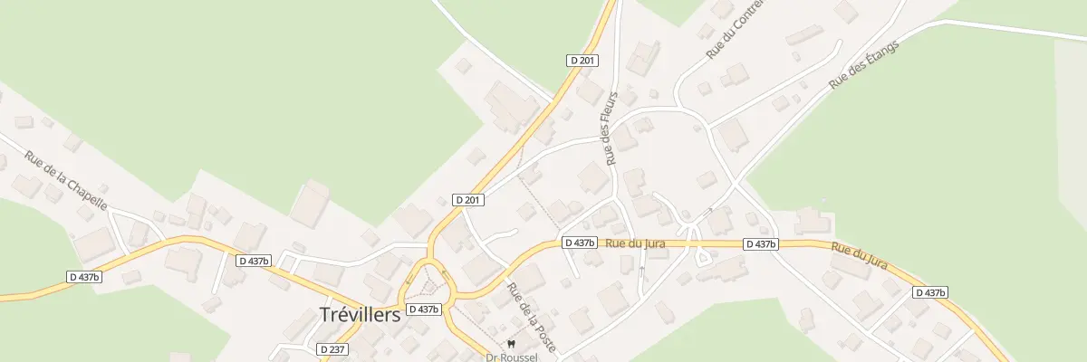 Plan du 4 Rue des Fruitières à Trévillers