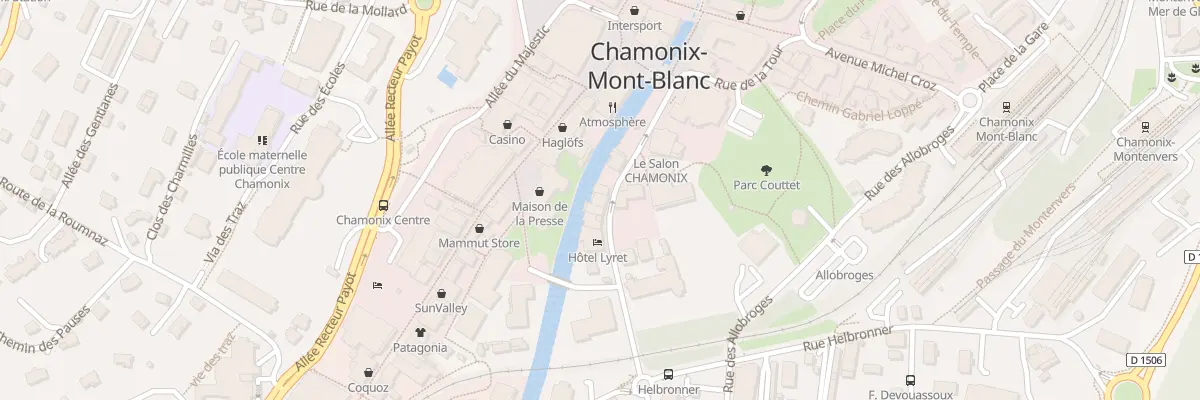 Plan du 74 Rue du Lyret à Chamonix-Mont-Blanc
