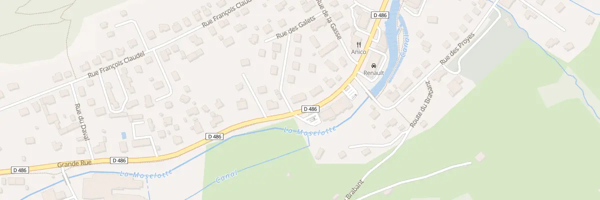 Plan du 40 Grand Rue à La Bresse