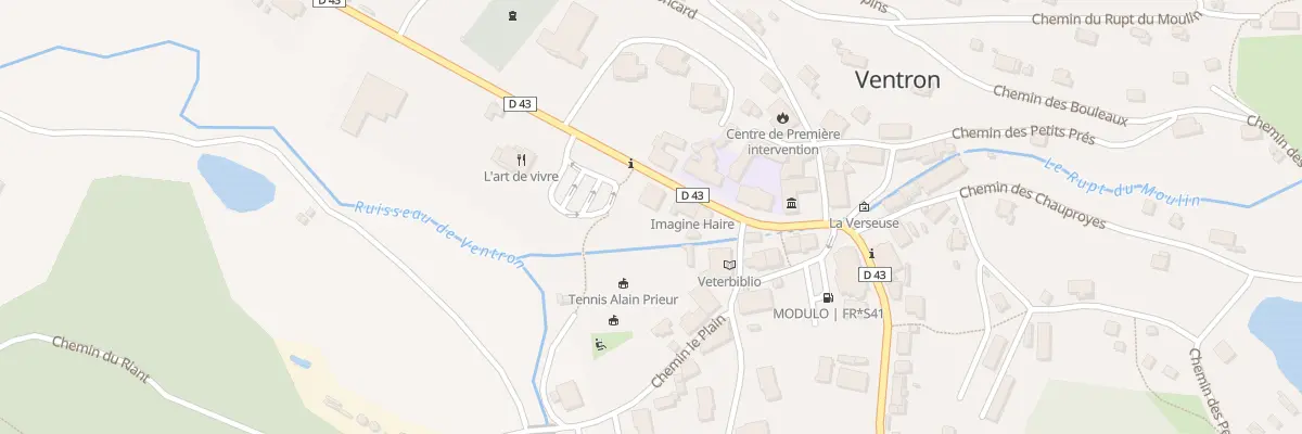 Plan du 5 Rte de Remiremont à Ventron