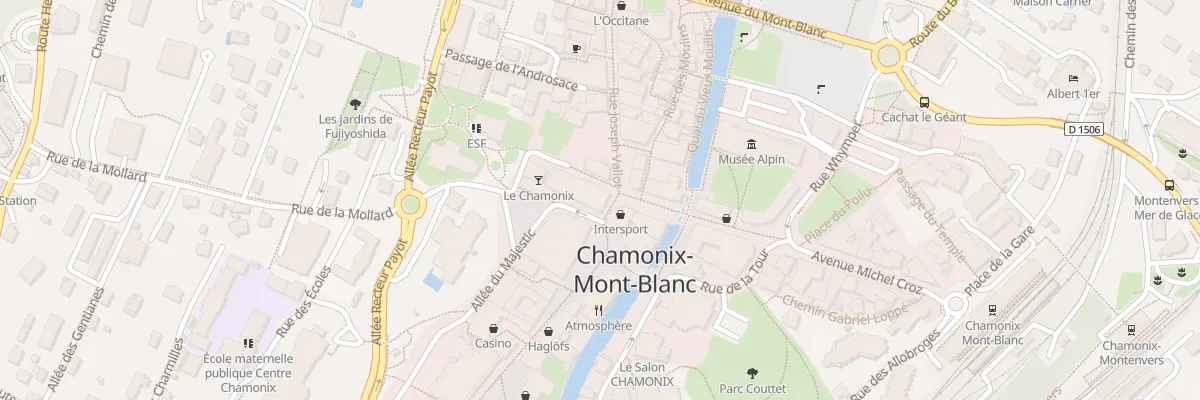 Plan du 52 Rue de l’Hôtel de Ville à Chamonix-Mont-Blanc