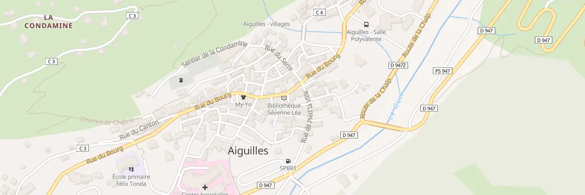 Plan du 35 Rue de l’Ancienne Ecole à Aiguilles