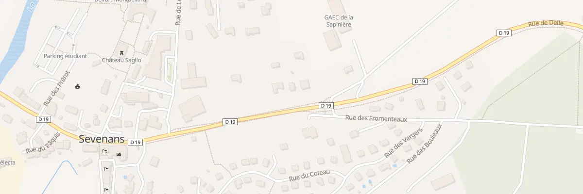 Plan du 21 Rue de Delle à Sevenans