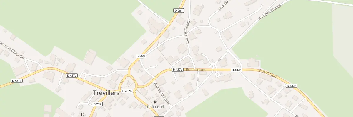 Plan du 3 Rue des Fleurs à Trévillers