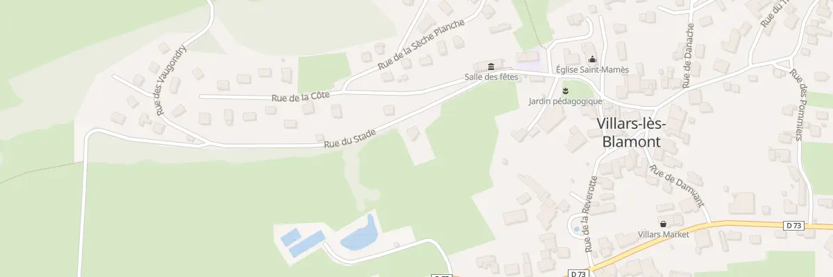 Plan du 7 Rue du Stade à Villars-lès-Blamont