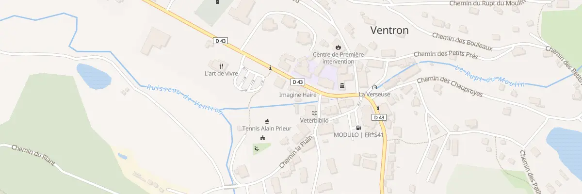 Plan du 3 Rte de Remiremont à Ventron