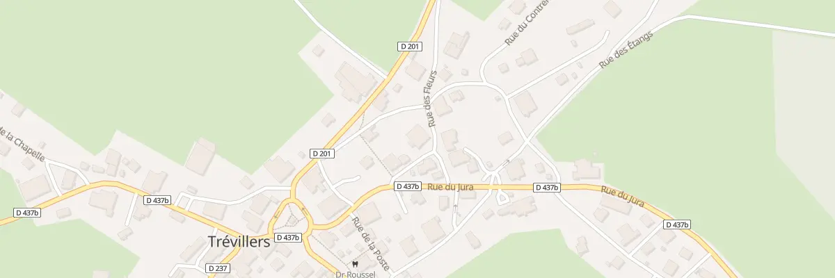 Plan du 9 Rue des Fleurs à Trévillers