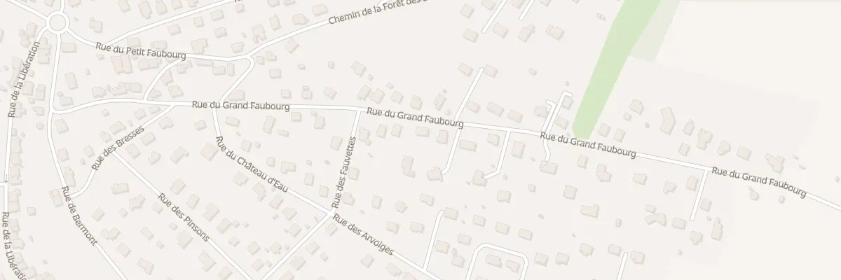 Plan du 30 Rue du Grand Faubourg à Étupes