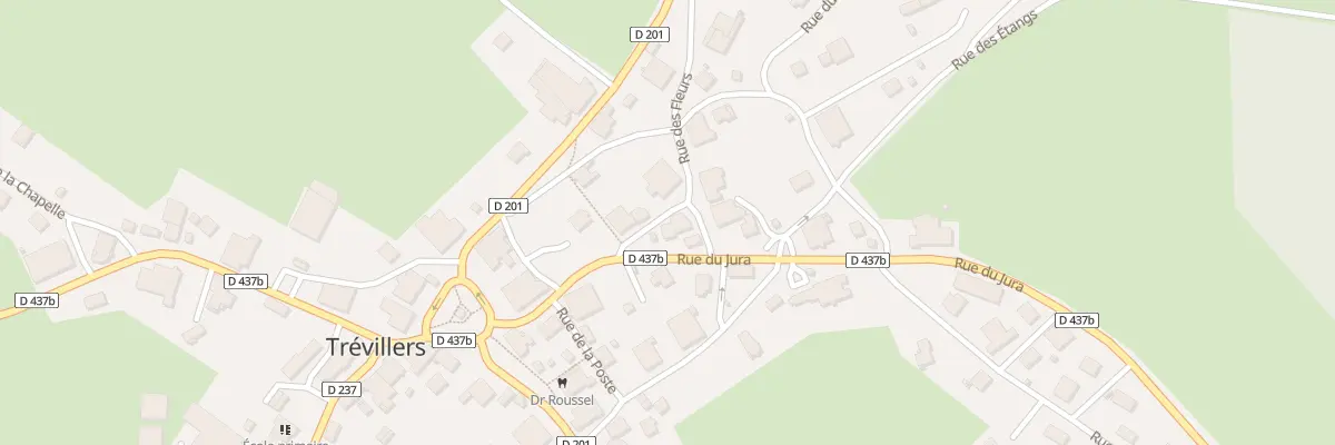 Plan du 5 Rue du Jura à Trévillers