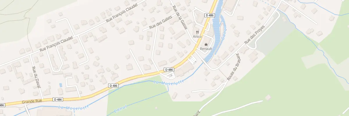 Plan du 36 Grand Rue à La Bresse