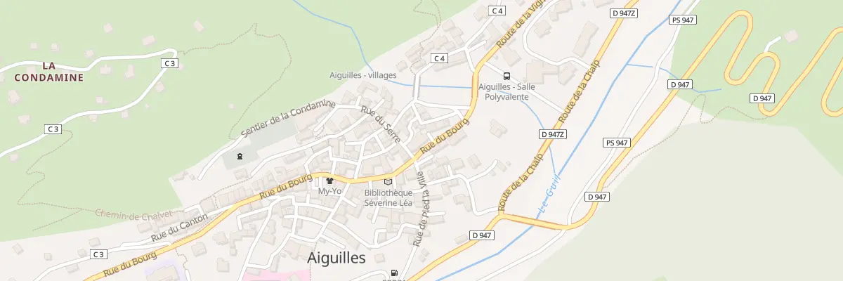 Plan du 865 Rue du Bourg à Aiguilles