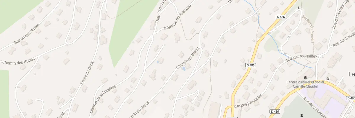 Plan du 32 Che du Breuil à La Bresse