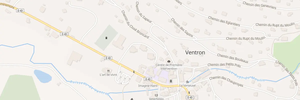Plan du 8T Rte de Remiremont à Ventron