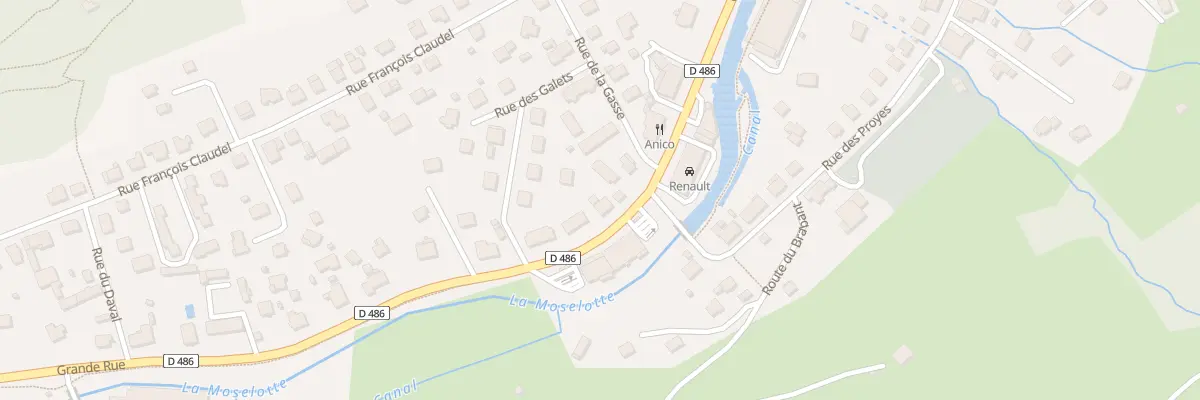 Plan du 34 Grand Rue à La Bresse