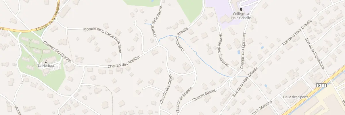 Plan du 8 Che des Abeilles à Gérardmer