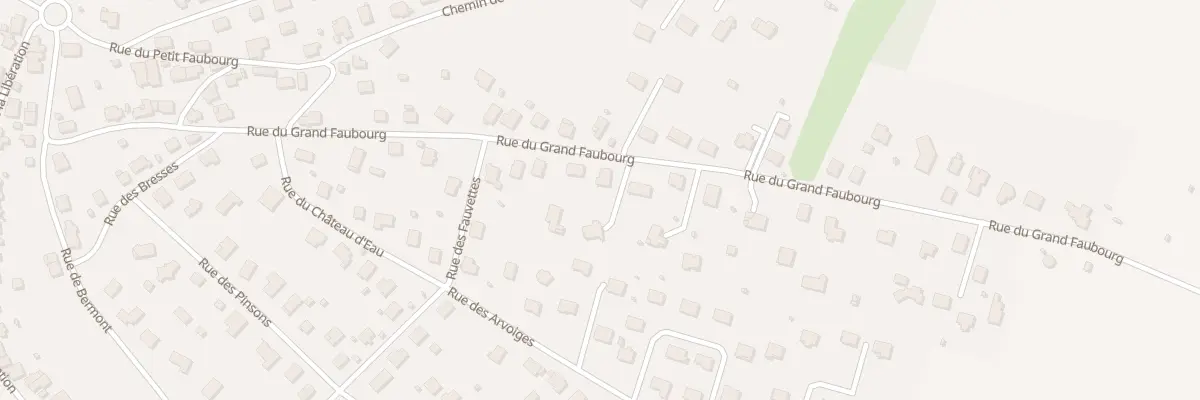 Plan du 32 Rue du Grand Faubourg à Étupes