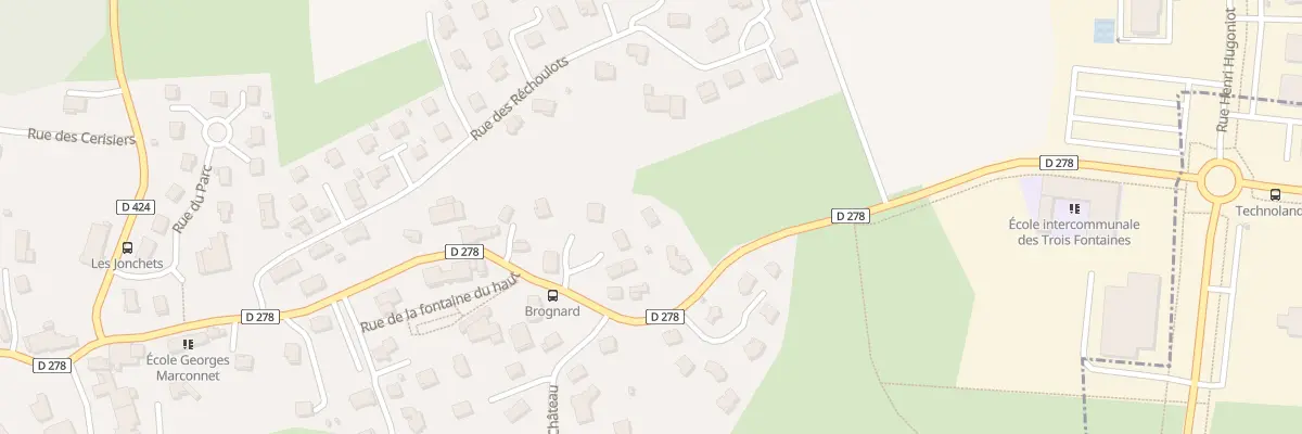 Plan du 30 Rue de la Croze à Brognard