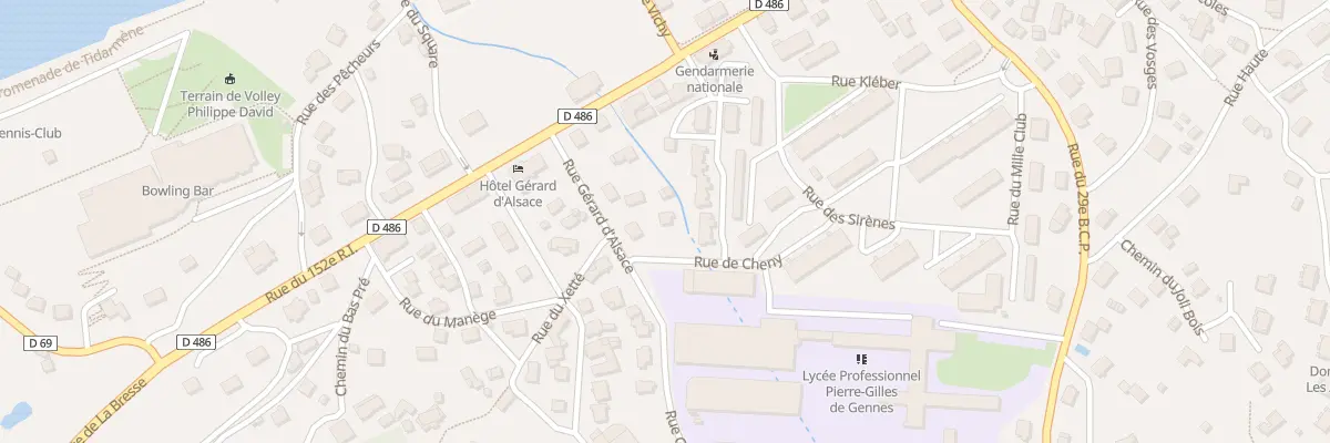 Plan du 8A Rue Gérard d’Alsace à Gérardmer