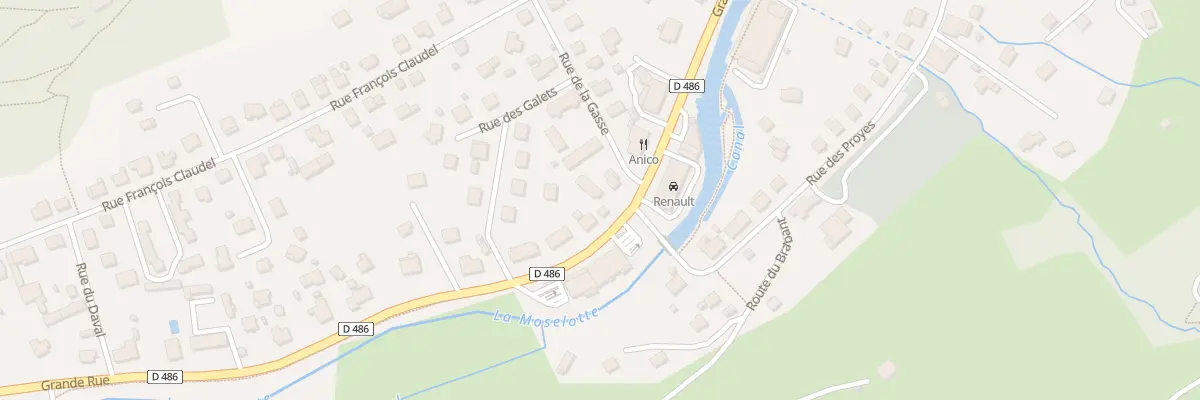 Plan du 32 Grand Rue à La Bresse