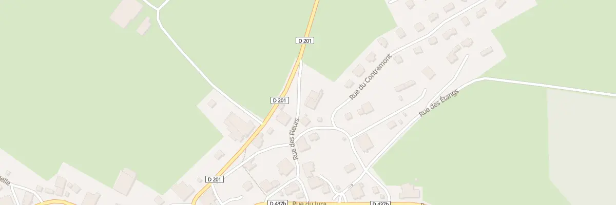 Plan du 6 Rue des Fleurs à Trévillers