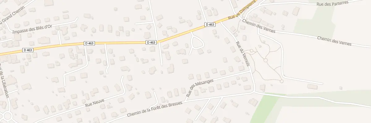 Plan du 38 Rue de Dampierre à Étupes