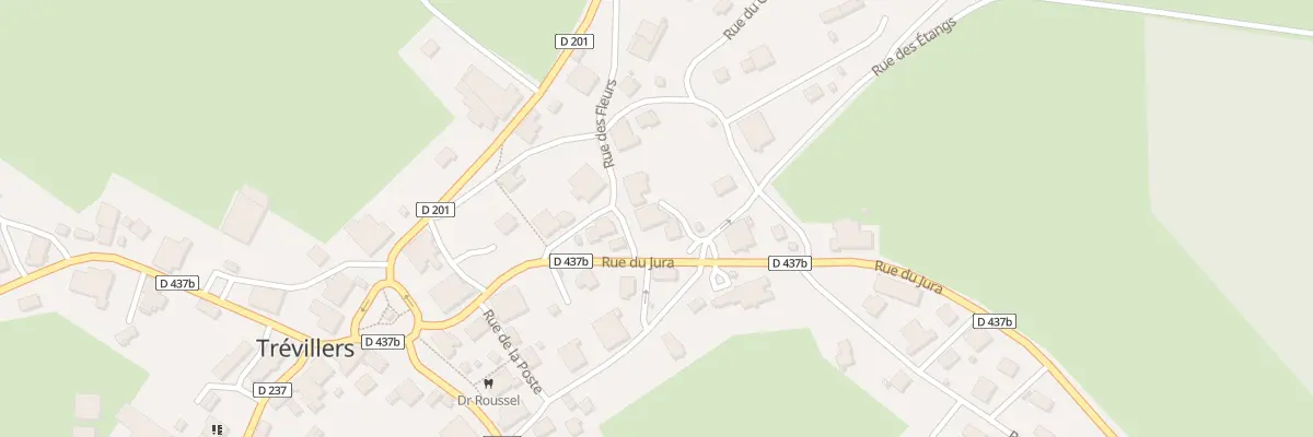 Plan du 7 Rue du Jura à Trévillers